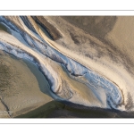 Graphisme des bancs de sable à marée basse