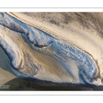 Graphisme des bancs de sable à marée basse