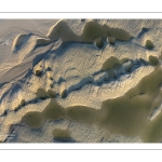 Graphisme des bancs de sable à marée basse