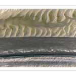 Graphisme des bancs de sable à marée basse