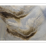 Graphisme des bancs de sable à marée basse