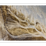 Graphisme des bancs de sable à marée basse