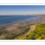 la baie de Wissant entre le cap Gris-nez et le cap Blanc-nez