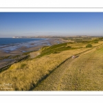 la baie de Wissant entre le cap Gris-nez et le cap Blanc-nez