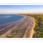 la baie de Wissant entre le cap Gris-nez et le cap Blanc-nez