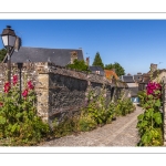 Les ruelles fleuries de la cité médiévale à Saint-Valery-sur-Somme