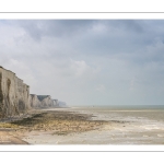 Le platier au bas des falaises à Ault