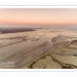 vue aérienne de la baie de somme depuis le Cap Hornu près de Saint-Valery