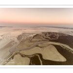 vue aérienne de la baie de somme depuis le Cap Hornu près de Saint-Valery