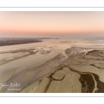 vue aérienne de la baie de somme depuis le Cap Hornu près de Saint-Valery