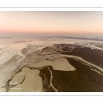 vue aérienne de la baie de somme depuis le Cap Hornu près de Saint-Valery