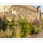 Les rues de la citée médiévale de Saint-Valery au printemps