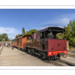 Le petit train de la baie de Somme en gare du Crotoy