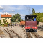 Le petit train de la baie de Somme en gare du Crotoy