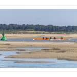 Pirogue polynésienne (Va'a) en baie de Somme