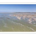 Pirogue polynésienne (Va'a) en baie de Somme