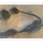 Graphisme des bancs de sable en baie de Somme