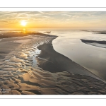 Coucher de soleil sur la pointe du Hourdel