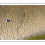 La baie de Somme à marée basse (Vue aérienne)