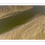 La baie de Somme à marée basse (Vue aérienne)