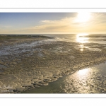 La baie de Somme à marée basse (Vue aérienne)