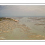 Aube sur la baie de Somme à Marée basse