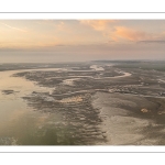 Aube sur la baie de Somme à marée basse
