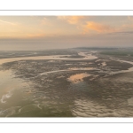 Aube sur la baie de Somme à marée basse