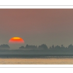 Lever de soleil sur la baie de Somme