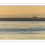 Bateau échoué en baie