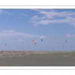 Kitesurf en baie de Somme au Crotoy