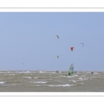 Kitesurf en baie de Somme au Crotoy