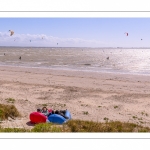 Kitesurf en baie de Somme au Crotoy