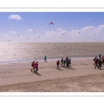 Kitesurf en baie de Somme au Crotoy