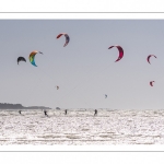 Kitesurf en baie de Somme au Crotoy