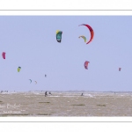 Kitesurf en baie de Somme au Crotoy