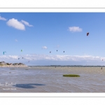 Kitesurf en baie de Somme au Crotoy