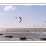 Kitesurf en baie de Somme au Crotoy