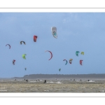 Kitesurf sur la plage du Crotoy