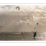 Kitesurf sur la plage du Crotoy