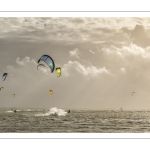 Kitesurf sur la plage du Crotoy