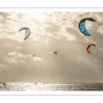 Kitesurf sur la plage du Crotoy