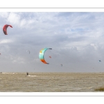 Kitesurf sur la plage du Crotoy