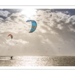 Kitesurf sur la plage du Crotoy