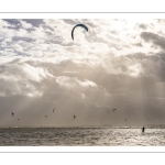 Kitesurf sur la plage du Crotoy