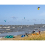 Kitesurf au Crotoy en baie de Somme