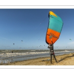 Kitesurf au Crotoy en baie de Somme