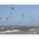 Kitesurf au Crotoy en baie de Somme