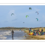 Kitesurf au Crotoy en baie de Somme