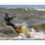 Kitesurf au Crotoy en baie de Somme